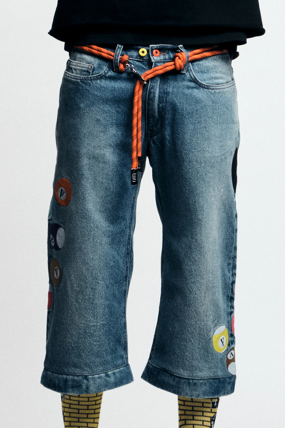 8 BVLL SKATER JEANS/SHORTS with “V” BALL KEYCHAIN - Image 12
