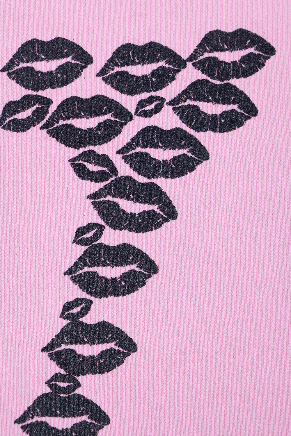 BLACK LIPSTICK FRIENDS- EMBROIDERED HOODIE (Pink) - Image 4