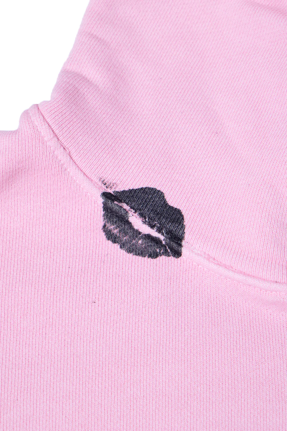 BLACK LIPSTICK FRIENDS- EMBROIDERED HOODIE (Pink) - Image 6