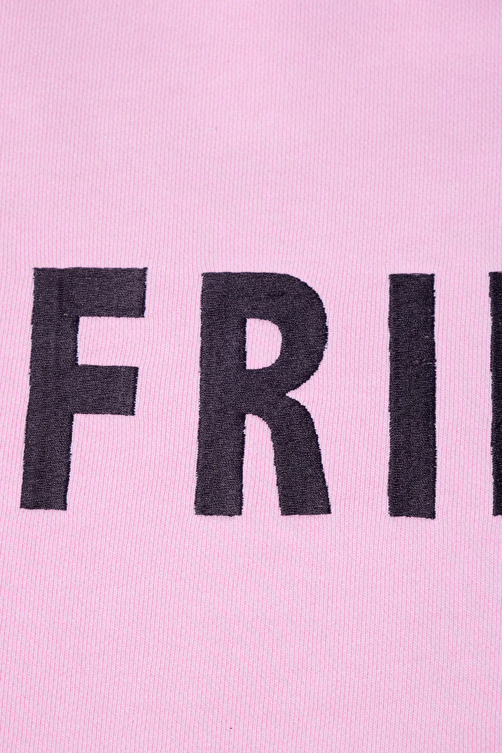 BLACK LIPSTICK FRIENDS- EMBROIDERED HOODIE (Pink) - Image 7
