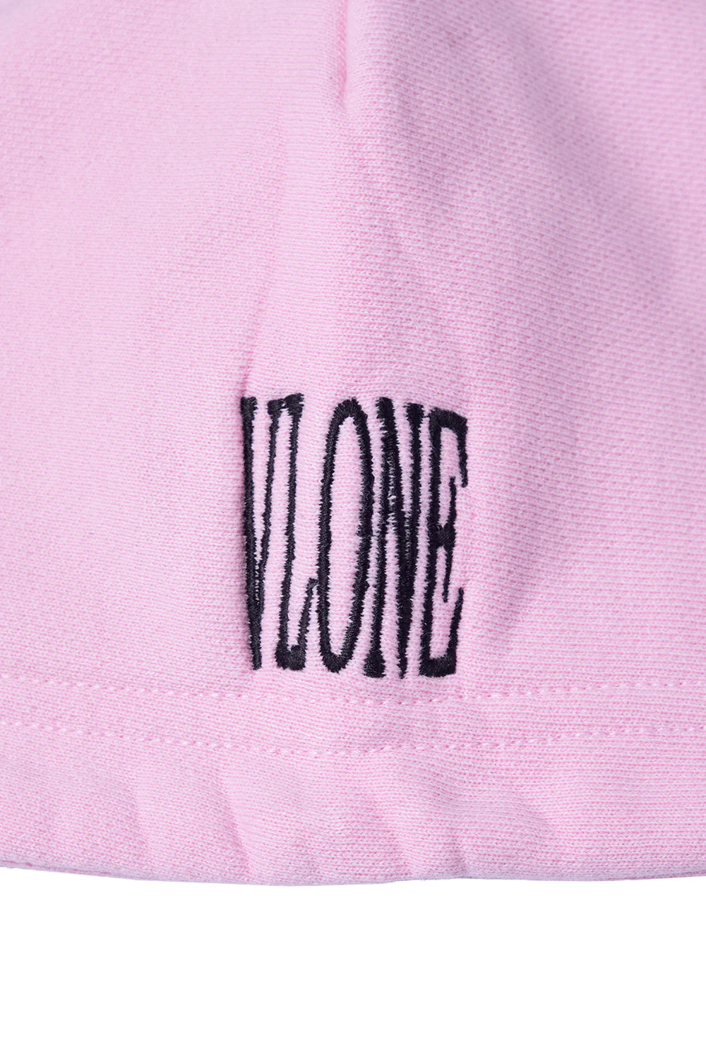 BLACK LIPSTICK FRIENDS- EMBROIDERED HOODIE (Pink) - Image 9