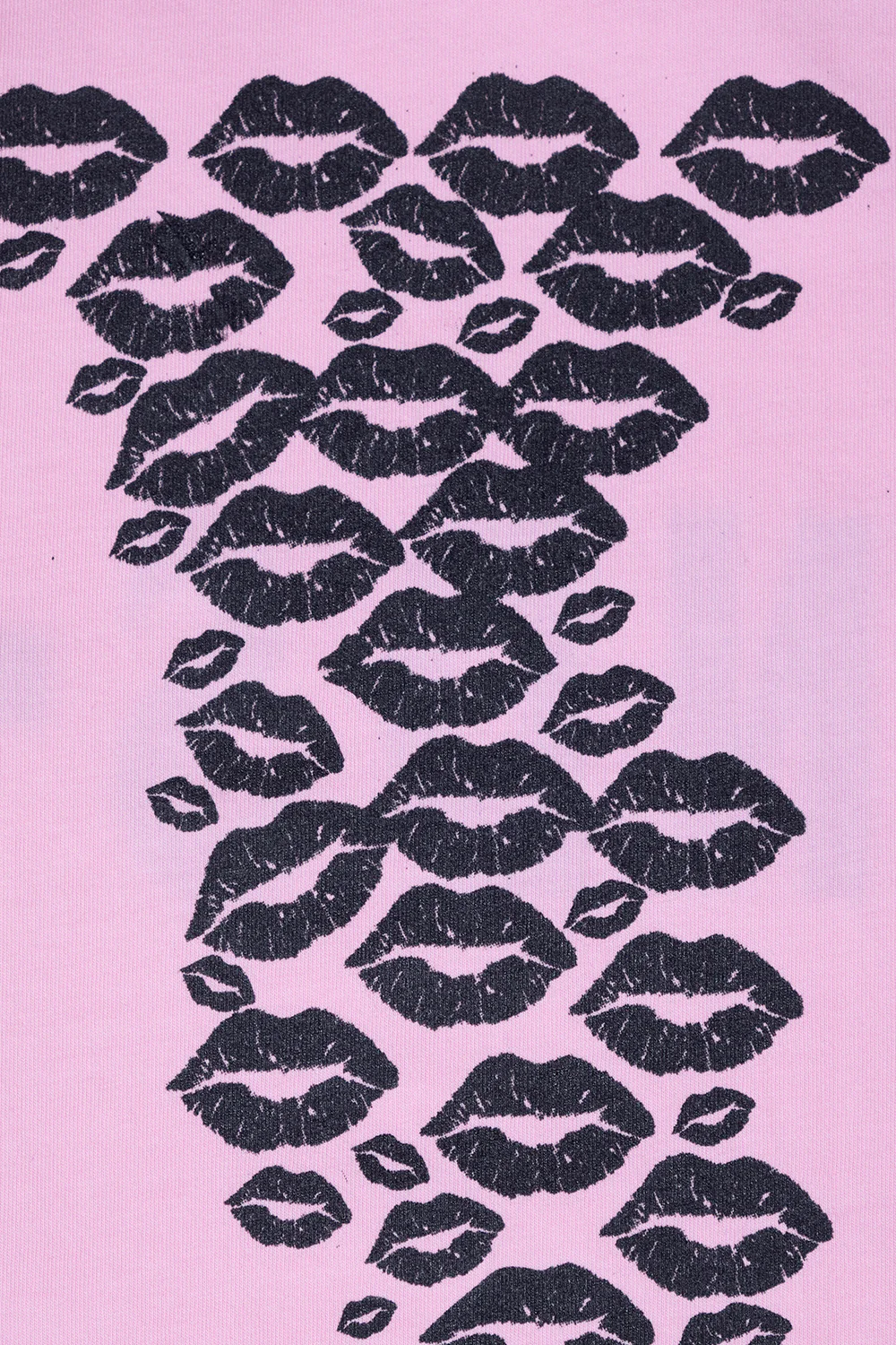 BLACK LIPSTICK FRIENDS- EMBROIDERED T-SHIRT (pink) - Image 4