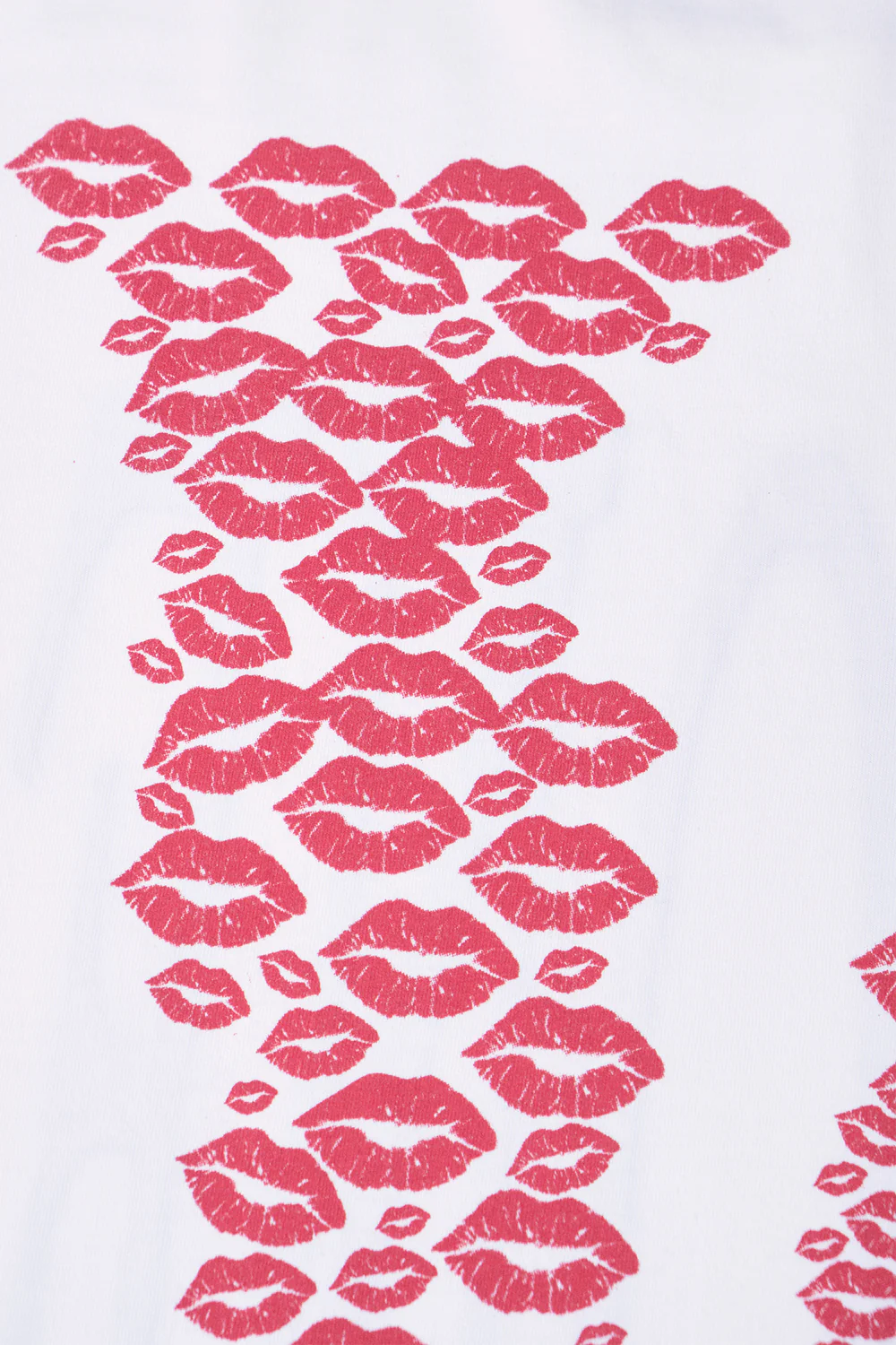 RED LIPSTICK OG EMBROIDERED T-SHIRT (white) - Image 3