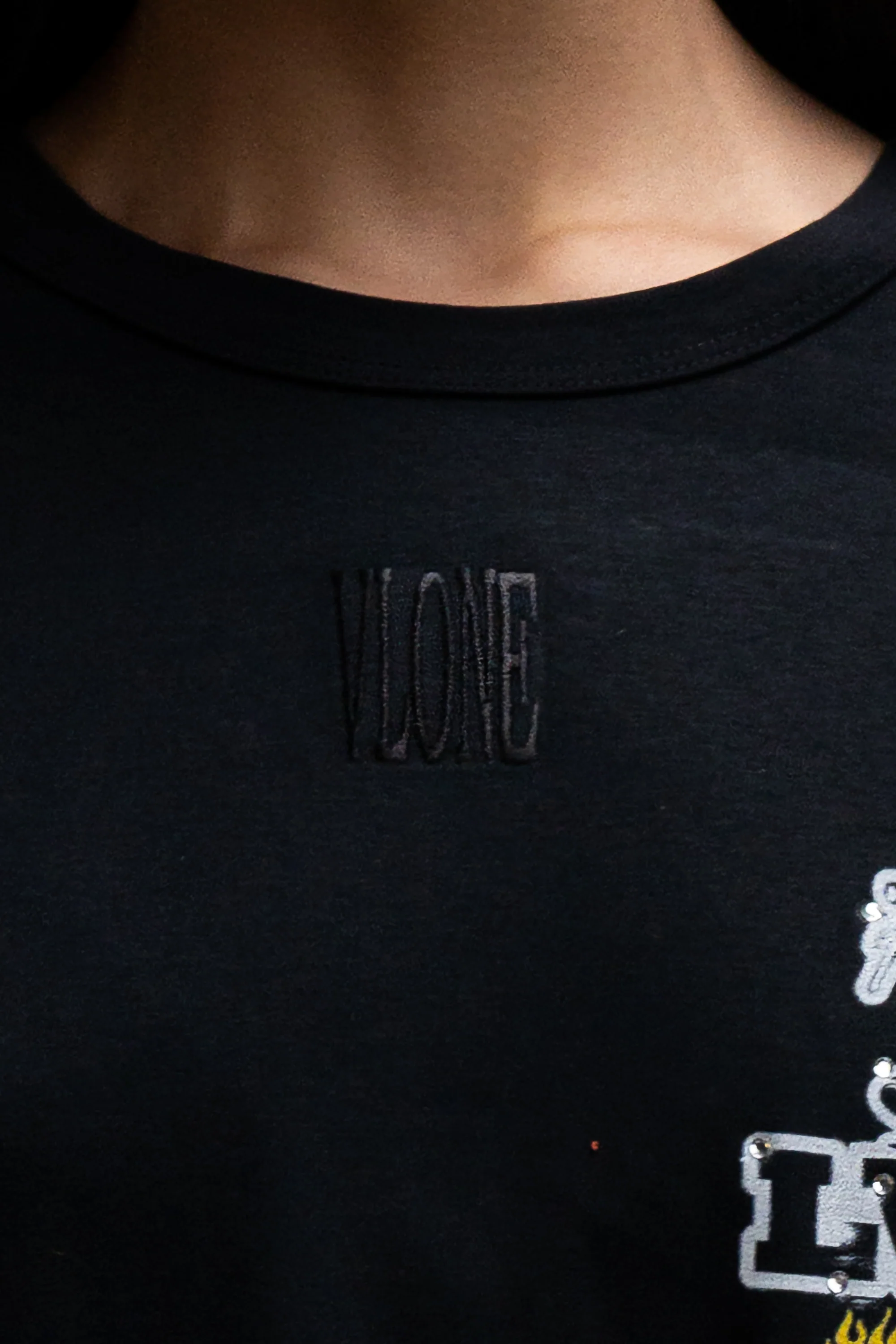 Policy S/S T-Shirt In Rhinestone - Image 7
