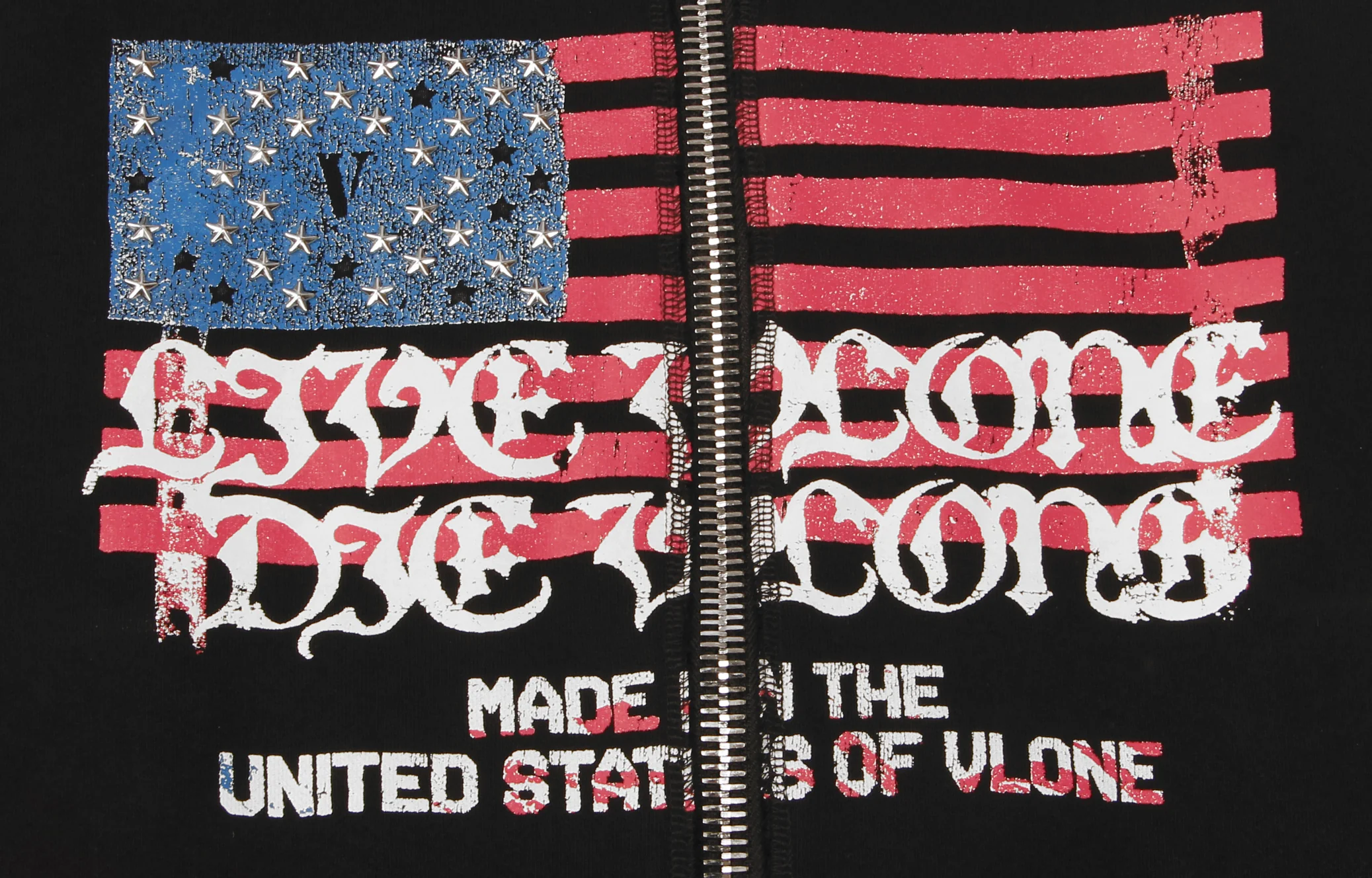 VLONE FLAG Zip Up Hoodie - Image 4